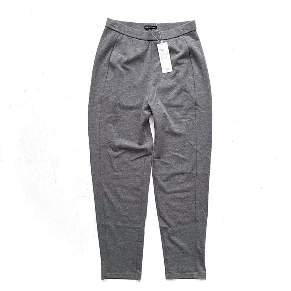 Eileen Fisher Nwt Cozy Brushed Terry Pocketed Slouch Ankle...